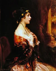 At the Opera (olie på lærred)