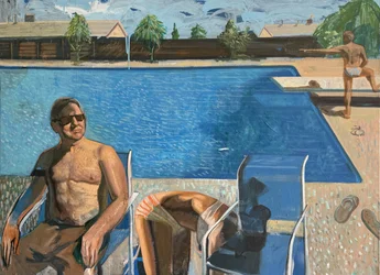 Summer Distractions, 2024 (olie på lærred)
