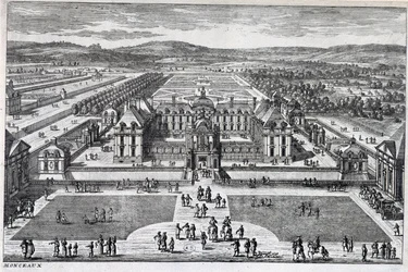 Parc Monceau: generel udsigt af Perelle, slutningen af det 17. århundrede