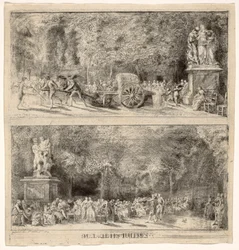 Scener fra Tuilerierne: Stolene og vandvognen, 1760, retoucheret 1763