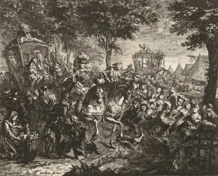 Udsigt over Beson-messen, 1750.