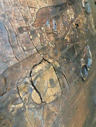 Guldpatina med antik look