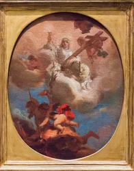 Religionens triumf (olie på panel)
