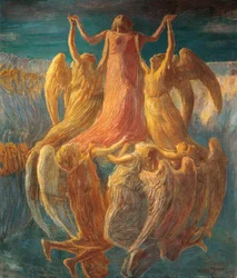 Assumption, af Gaetano Previati (1852-1920)