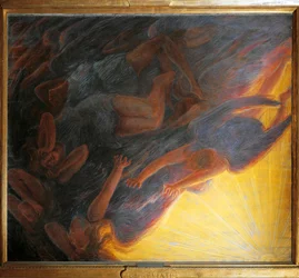 Fall of Angels, triptykon centralpanel