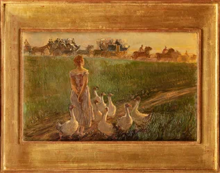 Goose Keeper (olie på lærred)