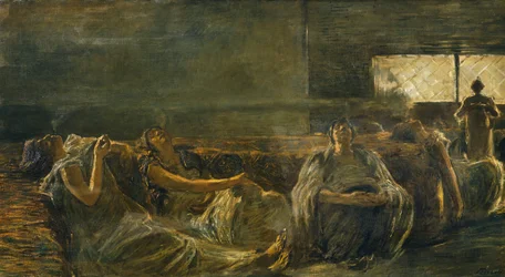 Opiumsrygere, af Gaetano Previati (1852-1920)