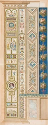 Pilaster Loggia III (dekoration med diverse spil)