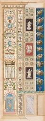 Pilaster Loggia XIII (pynt med et tempel af Diana i midten)