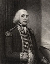 Admiral Richard Howe, graveret af W.T. Fry, fra 