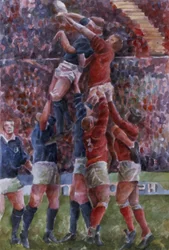 Rugby International, Wales V Skotland (wc på papir)