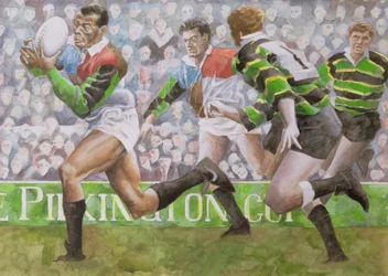 Rugbykamp: Harlequins mod Northampton, 1992 (wc)