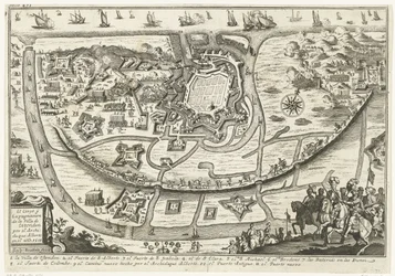 Beleg van Oostende, 1601 Belejringen og udvisningen af ​​Villaen i Oostende af ærkehertug Alberto i år 1601 (titel på objektet)