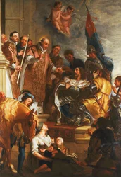 Sankt Bernard omvender en hertug af Aquitaine,