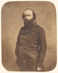 Portræt af Théodore Rousseau 1812-1867, 1855-1859.