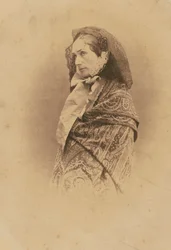 Portræt af operasangerinden Rosine Stoltz 1815-1903, 1855-1859.