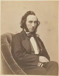 Portræt af violinisten og komponisten Ernesto Camillo Sivori 1815-1894, 1854-1855.