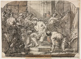 Kristi flagelation, ca. 175055.