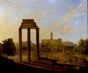 Rom: udsigt over Forum mod Capitol