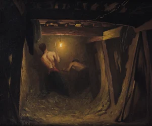 Arbejder på metroen under Place de l