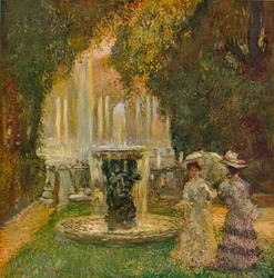The Fountains Show at Versailles The Alley Of Water, c1908
