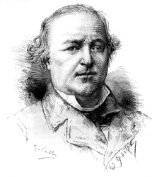Portræt af Maitre Charles Lachaud (1817-1882), fransk advokat. Indgravering af Vuillier i "" Le Monde Illustré"" nr. 1342 af 16. december 1882.