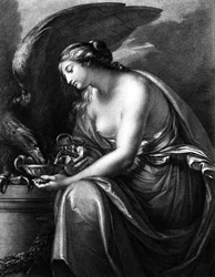 Hebe, graveret af Domenico Cunego