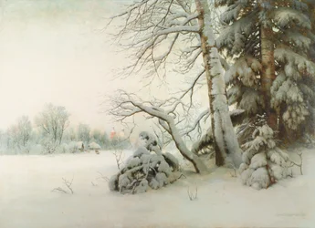 En vintermorgen, 1901