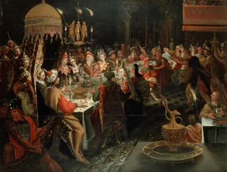 Belshazzars fest, 1600-10
