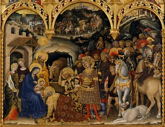 De hellige tre kongers tilbedelse, 1423