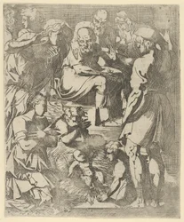 Fødselen, ca. 1544-48.