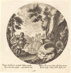 Apollo dræber pytonen