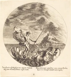 Deucalion og Pyrrha Land på Parnassus