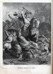 Charles Martel ved Tours, 1882