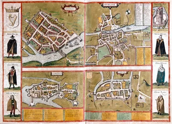 Galway, dublin, limerick og Cork, England - i 