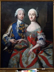 Portræt af storhertug Piotr Feodorovich (senere at blive Peter III af Rusland