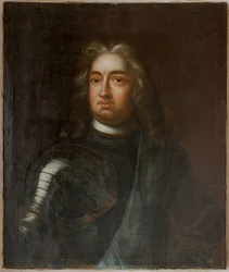 Charles I de Hesse Cassel - Portræt af Charles I (1654-1730), Landgrave of Hesse-Kassel, af Schroder, Georg Engelhard (1684-1750). Olie på lærred. Mål: 83x69 cm. Nationalmuseum Stockholm