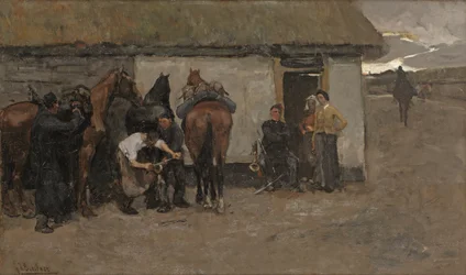 Smeden, ca. 1881-84 (olie på lærred)