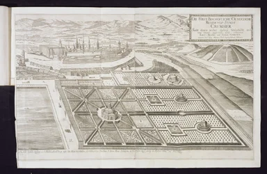 De nye haver i Cremsier, prins-biskoppens residens, udgivet ca. 1700