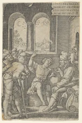 Joseph, der beskriver sin drøm, fra historien om Joseph, 1544.