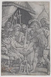 Mucius Scaevola og Porsenna, fra Roman Heroes, 1535., 1535.