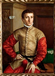 Portræt af en ung mand på 18 år, ca. 1544