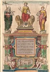 Forsiden af bogen Civitates orbis terrarum af Braun og Hogenberg
