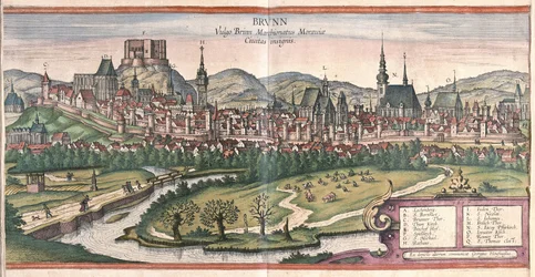 Brno, Tjekkiet (gravering)