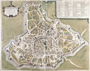 Padua, Veneto-regionen, Italien (gravering
