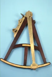 18-tommer Hadley kvadrant eller oktant, ca. 1760 (træ, messing og glas)