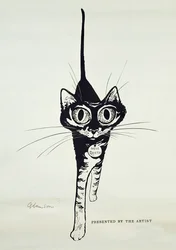 Move Quietly, ca. 1962 (indisk blæk om bord)