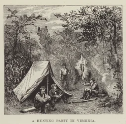 En jagtselskab i Virginia
