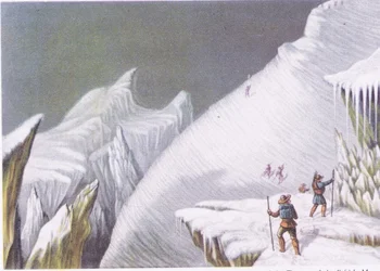 Stadier i bestigningen af Mont Blanc, fra British Adventure udgivet af Collins, 1947