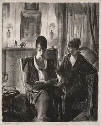 Elsie læser for Emma, første sten